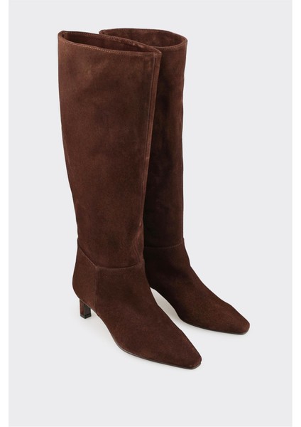 Kahve Deri Kadın Çizme fiyatları