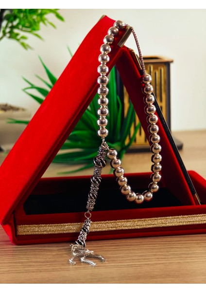 Gümüş Kaplama Tesbih Renk Atmayan Bir Üründür Özel Imamelidir.