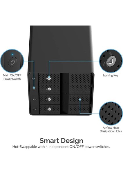USB Sata Çoklu Yuvalı Harici Sabit Sürücü Bağlantı Istasyonu (Ec-Dsk2) modelleri