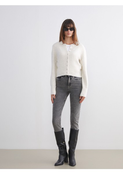 Yeni Sezon Bisiklet Yaka Kadın Triko Hırka fiyatları