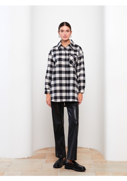 Yeni Sezon Ekose Oversize Kadın Oduncu Gömlek fiyatları