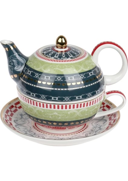 Art Lancelot Tek Kişilik Demlik & Fincan Seti