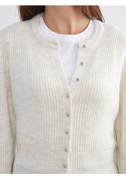 Yeni Sezon Bisiklet Yaka Kadın Triko Hırka modelleri