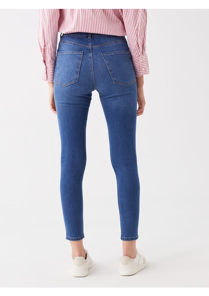 Yeni Sezon Yüksek Bel Jüpiter Süper Skinny Fit Kadın Jean Pantolon fırsatları