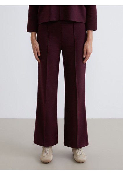 Yeni Sezon Beli Lastikli Kadın Triko Pantolon fiyatları