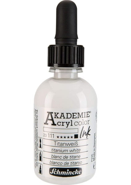 Akademie Akrilik Mürekkep 50 ml 111 Titanium