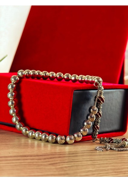 Gümüş Kaplama Tesbih Renk Atmayan Bir Üründür Özel Imamelidir. fırsatları