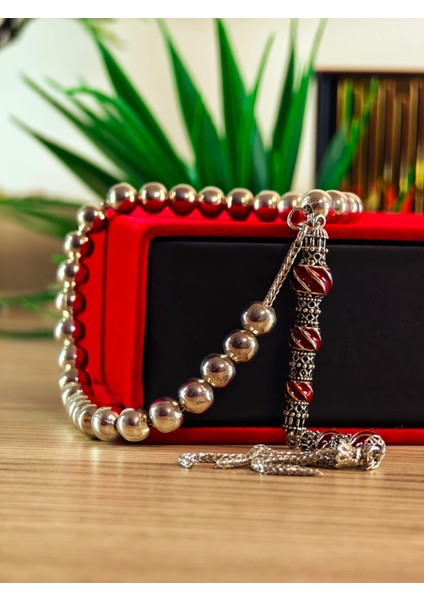 Gümüş Kaplama Tesbih Renk Atmayan Bir Üründür Özel Imamelidir.