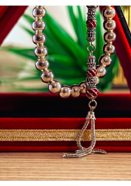 Gümüş Kaplama Tesbih Renk Atmayan Bir Üründür Özel Imamelidir.