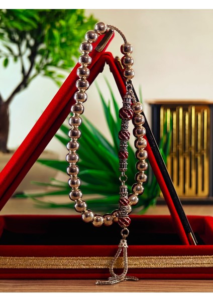 Gümüş Kaplama Tesbih Renk Atmayan Bir Üründür Özel Imamelidir.