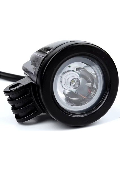 Motosiklet Sis Farı Beyaz Güçlü LED Far Odaklamalı Yuvarlak LED (1 Adet) fiyatları