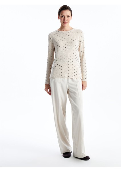 Yeni Sezon Bisiklet Yaka Puantiyeli Kadın Tişört fiyatları