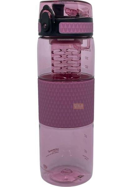 700ML Silikon Gövdeli Detoks Aparatlı Tritan Su Matarası