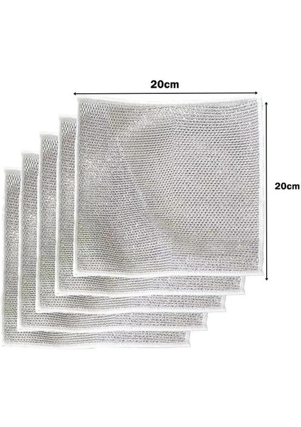 3 Adet Çok Fonksiyonlu Çizmeyen Tel Bulaşık Bezi Bulaşık Havlusu Bulaşık Temizlik Ovma Bezi modelleri