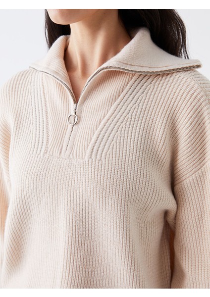 Yeni Sezon Polo Yaka Kadın Triko Kazak fırsatları