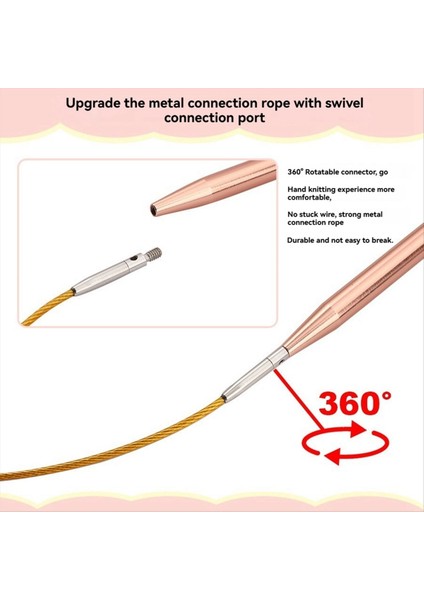 Alüminyum Dairesel Örgü Iğneleri Set Değiştirilebilir Tığ Işi Kancalar Dokuma Iplik Örgü El Sanatları Aksesuarlar Kiti (Yurt Dışından) fırsatları