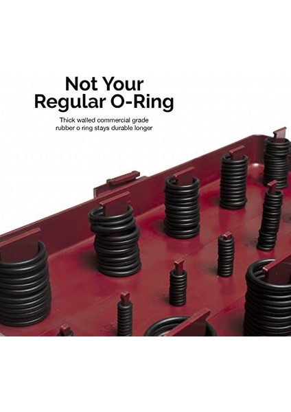 407 Kauçuk O-Ring Ürün Seti, Buna-N Conta Halkaları ve Yedek O Halkaları, 32 Sae Boyutu, 407 Parçalı Set modelleri