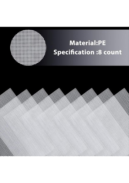 Nakış Için Plastik Örgü Tuval Tabakaları Kuşu Ağı Plastik Iğne Noktası Tuval Zanaat Diy Örgü Tığ Işi Projeleri Bir (Yurt Dışından) fırsatları