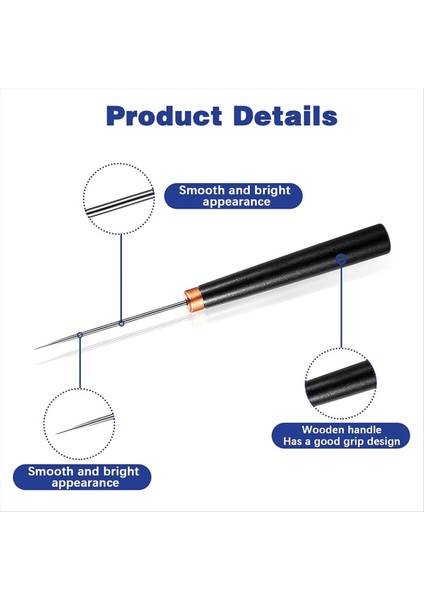 4pcs Ahşap Saplı Tıraş Ahl Araçları Dikiş Ahl Seti Kit Terzi Awl Dıy Için Dikiş Dikişi Ahl Onarım Aracı (Yurt Dışından) modelleri