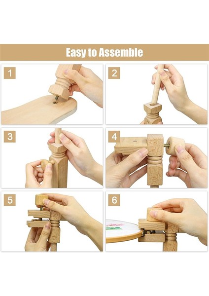 Nakış Stand Dönmüş Crossitch Stand Standı Kayın Ahşap Nakış Çember Tutucu Eller Serbest Iğne Noktası Çerçevesi Stand (Yurt Dışından) modelleri