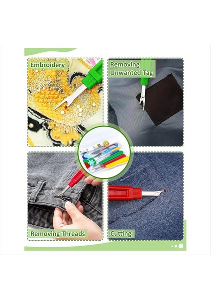 Dikiş Için Dikiş Rippers - 2 Büyük ve 2 Küçük Dikiş Sökücü Alet Iplik Ripper Nakış Çıkarma Aracı (Yurt Dışından) indirimleri