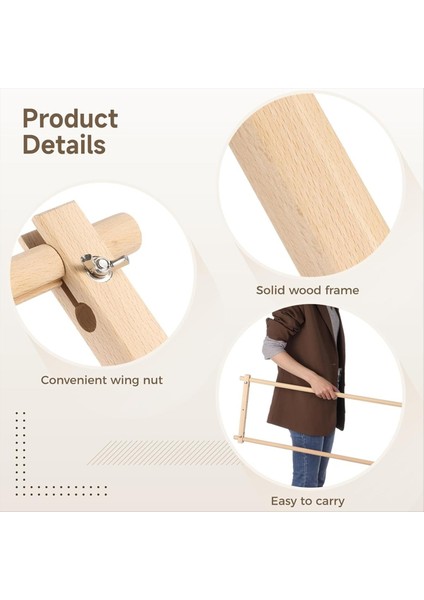 32 8 x 12 Inç Çapraz Stitch Çerçevesi Nakış Kaydırma Ahşap Iğne Işi Çerçevesi Iğne Işi Standı Iğne Işi Klips Aracı (Yurt Dışından) indirimleri