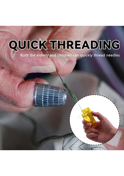 El Dikiş Yeni Basit Iğne Iş Parçacığı Kullanımı Kolay Iğne Dişleri Aracı Kırmızı 5 Adet (Yurt Dışından) fiyatları