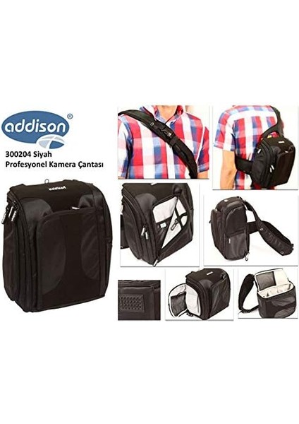 300204 Siyah Profesyonel Kamera Çantası modelleri