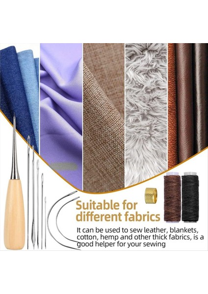 11 Adet Deri Dikiş Alet Kiti Deri Zanaat Dikiş Dikiş Kiti Dıy El Sanatları Tuval Deri Onarım (Yurt Dışından) indirimleri