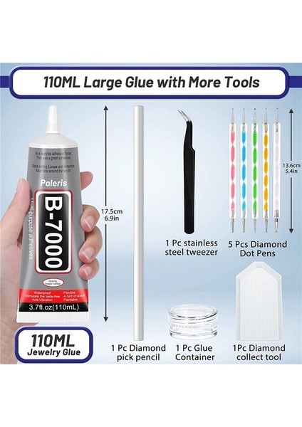 B-7000 Kristal Rhinestone Takı Yapıştırıcı Açık 110ML 3 7 Fl Oz Zanaat Yapıştırıcı Zanaat Bağı Kumaş Süper Onarım Yapıştırıcısı (Yurt Dışından) fiyatları