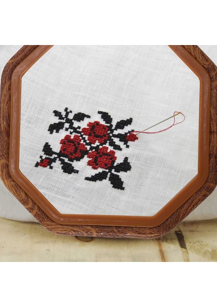 4pcs Sekizgen Nakış Çemberleri Taklit Edilmiş Ahşap Çapraz Dikiş Hoop Set Ekran Çerçevesi Sanat El Sanatları Handy Dikiş ve Asma (Yurt Dışından) fırsatları