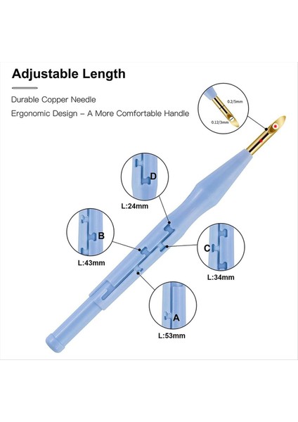 Nakış Iğnesi Seti Çeşitli Nakış Iğneleri Yeni Başlayanlar Için Uygun Ayarlanabilir Ahşap Sap Delme Iğnesi (Yurt Dışından) modelleri