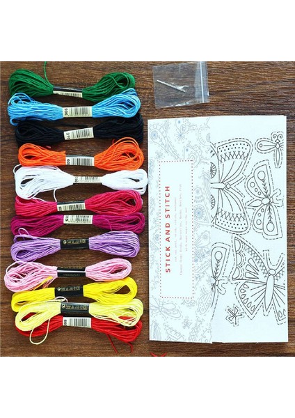 Su Çözünür Nakış Transferleri Dikiş Iğne Keçesi Nakış Kağıdı Dıy El Yapımı Su Çözünür Nakış Kiti (Yurt Dışından) fiyatları