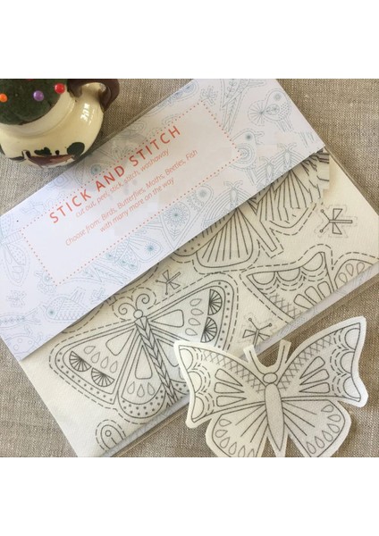 Su Çözünür Nakış Transferleri Dikiş Iğne Keçesi Nakış Kağıdı Dıy El Yapımı Su Çözünür Nakış Kiti (Yurt Dışından) modelleri