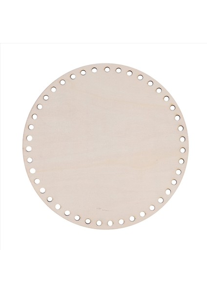 20 cm Doğal Ahşap Sepet Tabanı Delikli Dıy Örgü Tığ Işi Torbası Için Daire Boş Ahşap Taban Alt Şekillendirici Zanaat (Yurt Dışından) fiyatları