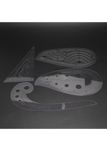 Dikiş Cetveli Seti (16 Adet) - Metrik Cetvel Seti Fransız Eğri Desen Derecelendirme Cetvel 4 Stil Tasarımcılar Için (Yurt Dışından) fiyatları