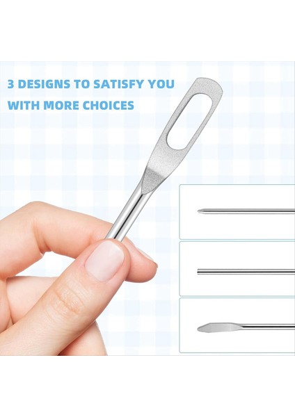 3 Pcs Drawstring Threader Aracı Yedek Dikiş Iğne Metal Hızlı Işaretleyici Halat Esnek Kolay Drawstring Threader (Yurt Dışından) fırsatları