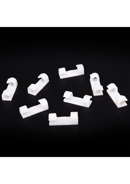 40PCS Tel Sabitleme Kelepçesi Klipsi Masaüstü Tel Temizleme Klipsleri Kelepçeler Kablo Klips Cihazı USB Kordon Klipsleri Tutucu Organizatör (Siyah Beyaz) (Yurt Dışından) modelleri