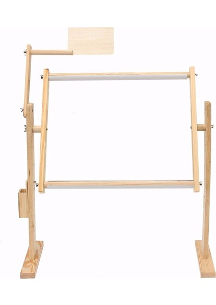 Ayarlama Masif Ahşap Çerçeveler Tabloda Çapraz Sap Nakış Zemini Iğne Işi Dikiş El Yapımı Aletler Çapraz Dikiş Braketi (Yurt Dışından)