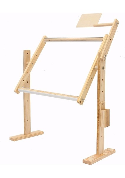 Ayarlama Masif Ahşap Çerçeveler Tabloda Çapraz Sap Nakış Zemini Iğne Işi Dikiş El Yapımı Aletler Çapraz Dikiş Braketi (Yurt Dışından) fırsatları