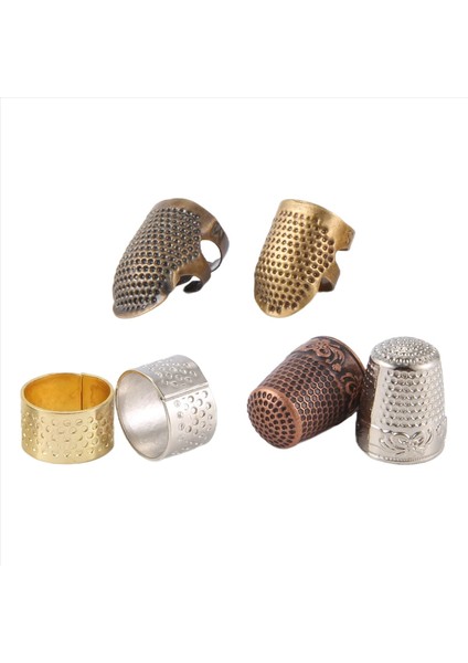 6 Adet Dikiş Yükseği Parmak Koruyucusu Ayarlanabilir Metal Parmak Kalkanı Koruyucusu Dikiş Nakış Iğnesi (Yurt Dışından) fiyatları