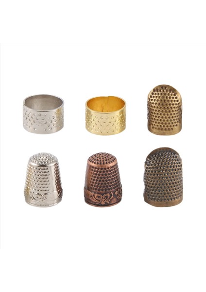 6 Adet Dikiş Yükseği Parmak Koruyucusu Ayarlanabilir Metal Parmak Kalkanı Koruyucusu Dikiş Nakış Iğnesi (Yurt Dışından) modelleri