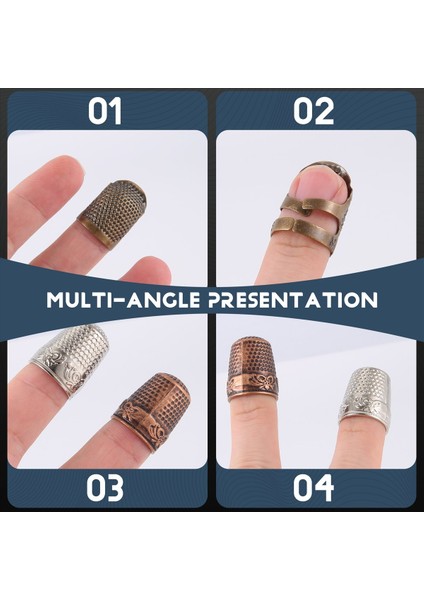 6 Adet Dikiş Yükseği Parmak Koruyucusu Ayarlanabilir Metal Parmak Kalkanı Koruyucusu Dikiş Nakış Iğnesi (Yurt Dışından) indirimleri