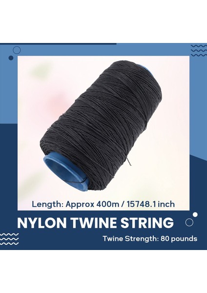 400M 80LBS Naylon Bükülmüş Bowstring Iplik Balıkçılık Ipi Dikiş Kablosu Uçurtma Hattı Siyah (Yurt Dışından) fırsatları