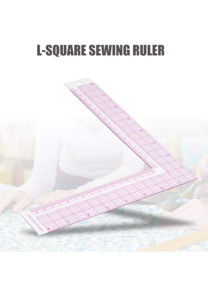 Dikiş Tedbir Hükümdarları 90 Derek L Şeker Kare Cetvel Metrik ve Imparatorluk Giyim Cetveli Terzi Zanaat Aracı (Yurt Dışından) modelleri