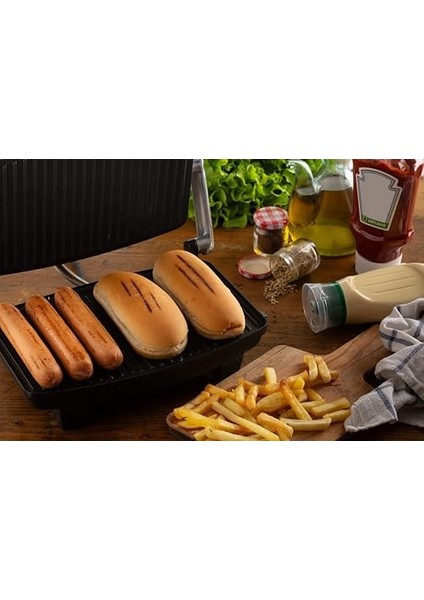 ve Tost Makinesi 1911/10 - Grill Toast Machine, 1000 Watt, Yapışmaz Çizgili Plaka modelleri