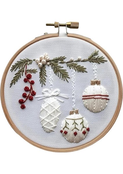 Taşınmamış Noel Serisi Çapraz Dikiş Çantası Yeni Başlayanlar Için Nakış Çantası Dıy Dekorasyon Ev Odası Süsler (Yurt Dışından)