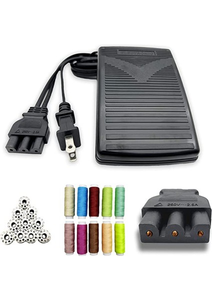 Dikiş Makinesi Ayak Pedalı Dikiş Makinesi Güç Kablosu Değiştirme Şarkıcı Için Uygula 359102-001 2263 E99670 Abd Fişi (Yurt Dışından)