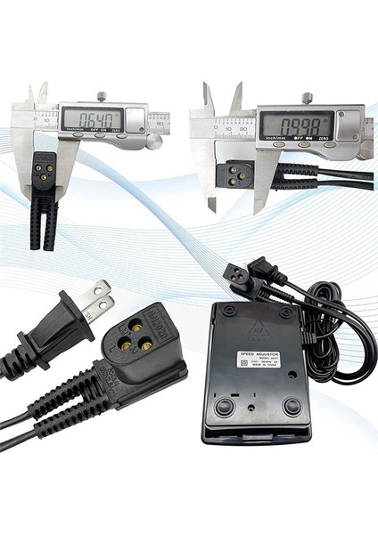 Dikiş Makinesi Ayak Pedalı Dikiş Makinesi Güç Kablosu Değiştirme Şarkıcı Için Uygula 359102-001 2263 E99670 Abd Fişi (Yurt Dışından) fırsatları