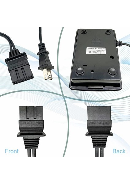 Dikiş Makinesi Ayak Pedalı Dikiş Makinesi Güç Kablosu Değiştirme Şarkıcı Için Uygula 359102-001 2263 E99670 Abd Fişi (Yurt Dışından) indirimleri